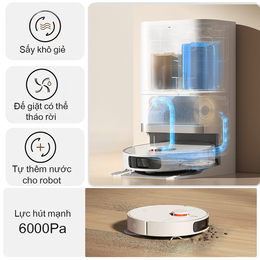 Robot hút bụi lau nhà Xiaomi Vacuum X20 Plus (X20+) - Ảnh 7