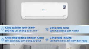 Điều hoà Casper 1 chiều Inverter 12.000BTU TC-12IS36