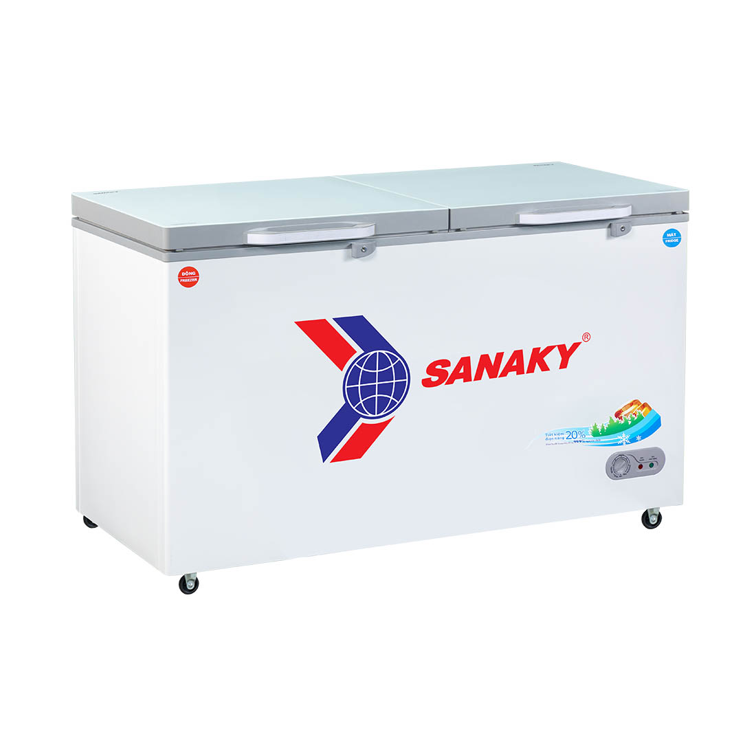 Tủ Đông 2 Ngăn Dàn Đồng Thường SANAKY TD.VH5699W2K