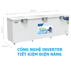 Tủ đông 1119Lít Hòa Phát HPF-AD81190 Công Nghệ Inverter, 1 Ngăn 3 Cửa