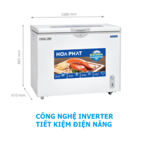 Tủ Đông 252L Hòa Phát HPF-AD8252 Công Nghệ Inverter, 1 ngăn 1 Cửa