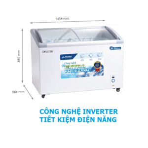 Tủ Đông 451L Hòa Phát HSF-AD8451.C1 Công Nghệ Inverter