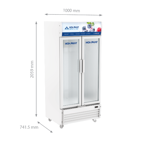 Tủ Mát 812L Inverter Hòa Phát HSR-D8812