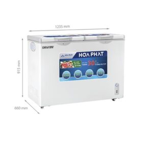 Tủ đông Hòa Phát 2 ngăn 2 cánh HPF BD6271 271 lít