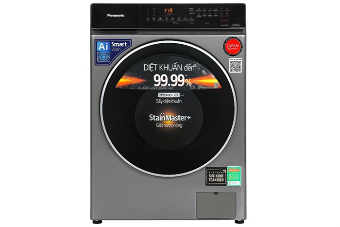 Máy giặt lồng ngang Panasonic Inverter 10Kg NA-V10FC1LVT