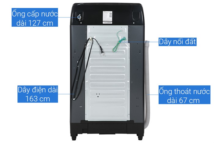 Máy giặt Aqua 12 kg AQW-FR120HT BK - Ảnh 6